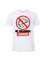 Męska koszulka  z nadrukiem – Nie dokarmiać lagunami - obrazek 5
