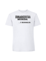 Męska koszulka  z nadrukiem – zdradziecka morda v2 - obrazek 4