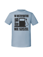 Męska koszulka  z nadrukiem – W instrybutor kurwa nie szczel - obrazek 4