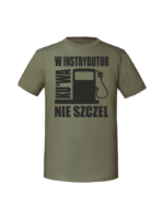 Męska koszulka  z nadrukiem – W instrybutor kurwa nie szczel - obrazek 5