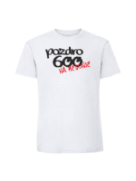 Męska koszulka  z nadrukiem – Pozdro 600 na rejonie