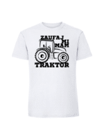 Męska koszulka  z nadrukiem – ZAUFAJ MI MAM TRAKTOR