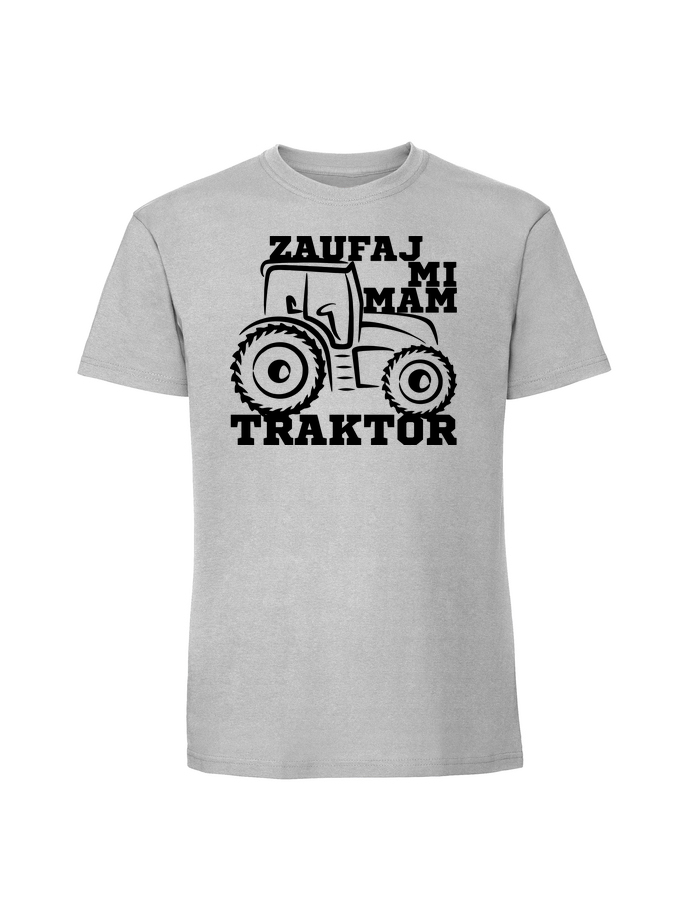 HU00205_pastelowy_szary.png Męska koszulka z nadrukiem – ZAUFAJ MI MAM TRAKTOR - obrazek 4