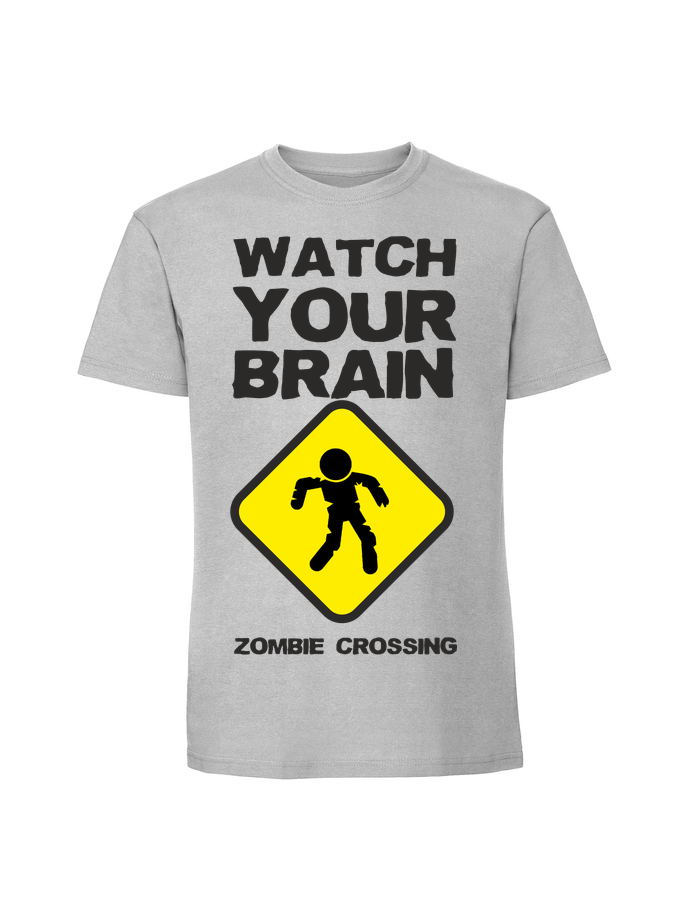 HU00210_pastelowy_szary.png Męska koszulka z nadrukiem – Watch your brain - obrazek 4