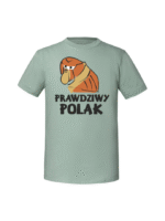Męska koszulka  z nadrukiem – PRAWDZIWY POLAK - obrazek 6