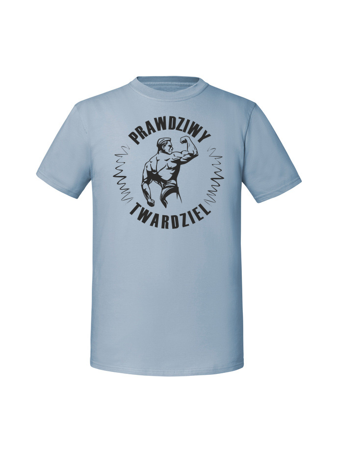 HU00223_mineralny_blekit.png Męska koszulka z nadrukiem – Prawdziwy Twardziel - obrazek 1
