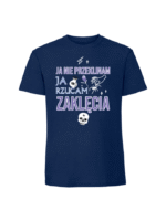 Męska koszulka  z nadrukiem – ja nie przeklinam ja rzucam zaklęcia v1