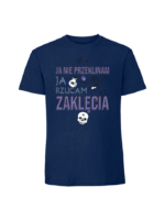 Męska koszulka  z nadrukiem – ja nie przeklinam ja rzucam zaklęcia v2 - obrazek 7