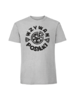 Męska koszulka  z nadrukiem – Wzywam posiłki