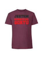Męska koszulka  z nadrukiem – Jestem gorszego sortu