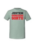 Męska koszulka  z nadrukiem – Jestem gorszego sortu - obrazek 7