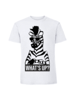 Męska koszulka  z nadrukiem – ZEBRA WHAT_S UP