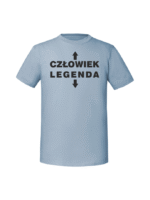 Męska koszulka  z nadrukiem – człowiek legenda v2 - obrazek 3