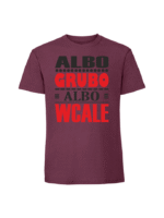 Męska koszulka  z nadrukiem – Albo Grubo Albo Wcale - obrazek 3