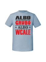 Męska koszulka  z nadrukiem – Albo Grubo Albo Wcale - obrazek 4