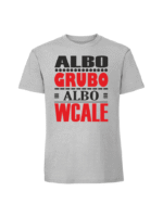 Męska koszulka  z nadrukiem – Albo Grubo Albo Wcale