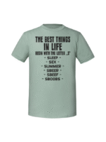 Męska koszulka  z nadrukiem – The best things S