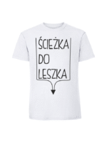 Męska koszulka  z nadrukiem – ŚCIEŻKA DO LESZKA - obrazek 2