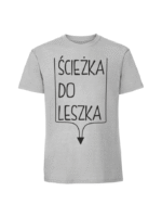 Męska koszulka  z nadrukiem – ŚCIEŻKA DO LESZKA - obrazek 4