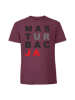 Męska koszulka  z nadrukiem – Masturbacja - obrazek 5