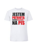 Męska koszulka  z nadrukiem – JESTEM PATRIOTĄ - obrazek 5