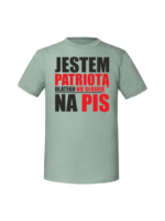 Męska koszulka  z nadrukiem – JESTEM PATRIOTĄ - obrazek 6