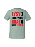 Męska koszulka  z nadrukiem – łysy v1