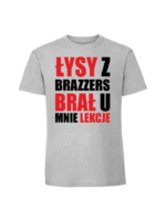 Męska koszulka  z nadrukiem – łysy v1 - obrazek 3