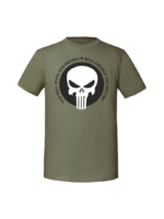 Męska koszulka  z nadrukiem – PUNISHER GOD - obrazek 4