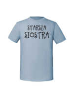 Męska koszulka  z nadrukiem – STARSZ SIOSTRA - obrazek 3
