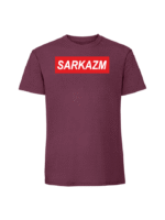 Męska koszulka  z nadrukiem – SARKAZM - obrazek 2