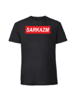 Męska koszulka  z nadrukiem – SARKAZM