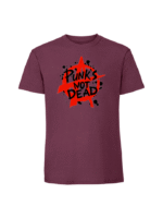 Męska koszulka  z nadrukiem – punks not dead v2 - obrazek 5
