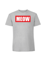 Męska koszulka  z nadrukiem – MEOW