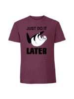 Męska koszulka  z nadrukiem – Just do It later - obrazek 5