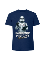 Męska koszulka  z nadrukiem – RATOWNIK MEDYCZNY NIE Z TEJ ZIEMI