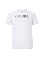 Męska koszulka  z nadrukiem – YOU DIED - obrazek 6