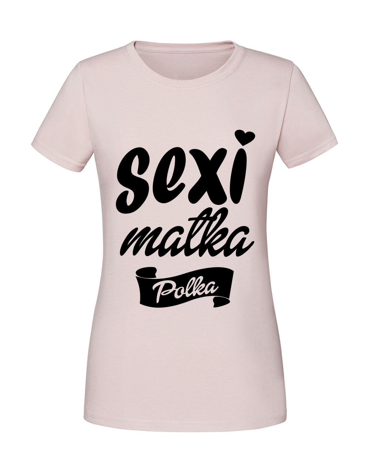 MM00029_pudrowy_roz.png Damska koszulka z nadrukiem – sexi matka polka - obrazek 1