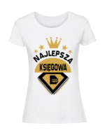 Damska koszulka  z nadrukiem – Najlepsza księgowa - obrazek 3