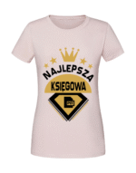 Damska koszulka  z nadrukiem – Najlepsza księgowa