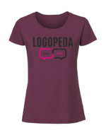 Damska koszulka  z nadrukiem – logopeda