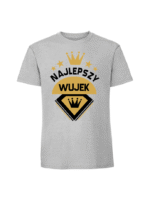 Męska koszulka  z nadrukiem – najlepszy wujek v1 - obrazek 2