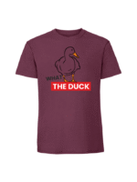 Męska koszulka  z nadrukiem – What the duck - obrazek 2