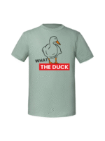 Męska koszulka  z nadrukiem – What the duck
