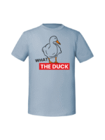 Męska koszulka  z nadrukiem – What the duck - obrazek 5
