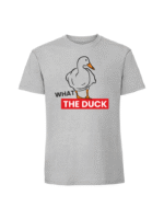 Męska koszulka  z nadrukiem – What the duck - obrazek 6