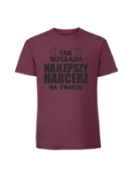 Męska koszulka  z nadrukiem – NAJLEPSZY HARCERZ - obrazek 4