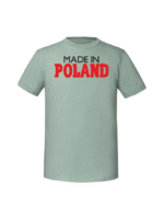 Męska koszulka  z nadrukiem – MADE IN POLAND - obrazek 5