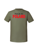 Męska koszulka  z nadrukiem – MADE IN POLAND - obrazek 4