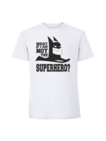 Męska koszulka  z nadrukiem – what if i am not the superher